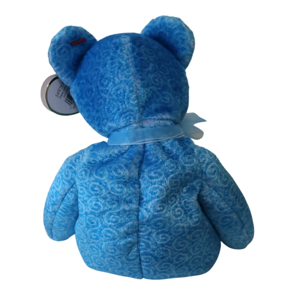 TY Beanie Baby Classy Turquoise Bear 2001 Retired Collectible Plush VTG MWMT - Picture 5 of 9